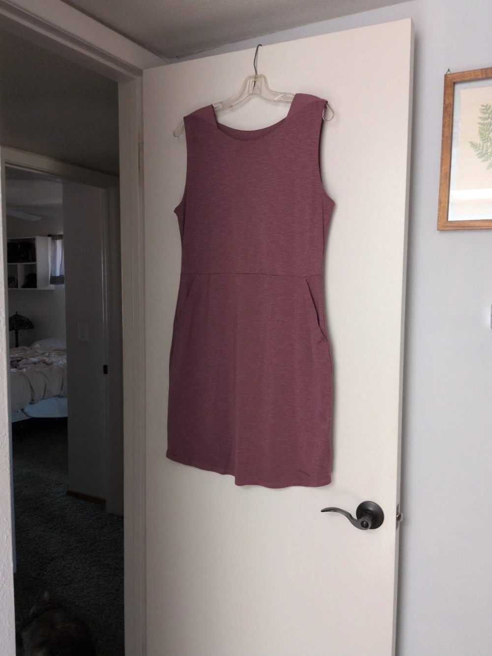 Columbia Sleeveless Mauve-Pink Casual Shift Dress